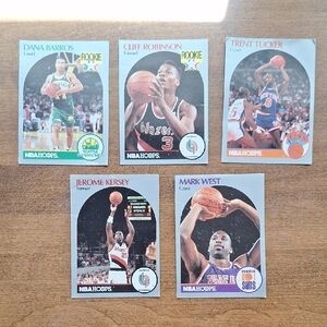 NBA Hoops Basketball Rookie Cards — Green, Black, Orange, Blue, White